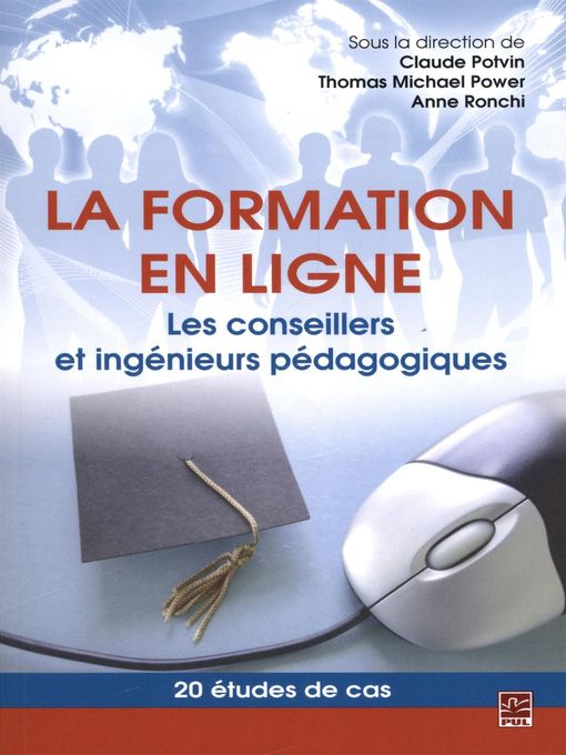 Title details for La formation en ligne. Les conseillers et ingénieurs pédagog by Collectif - Available